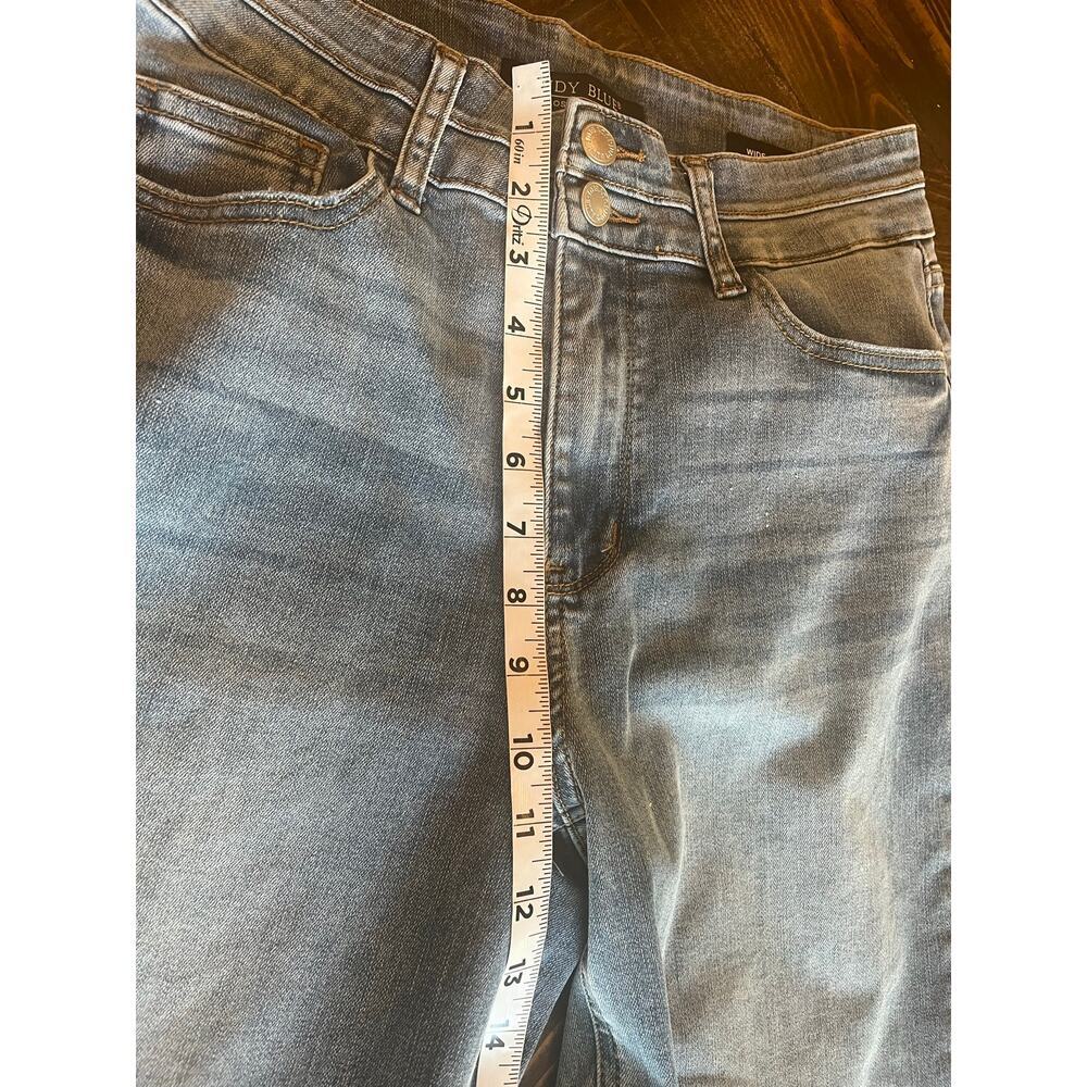 Judy Blue Wide Leg Crop Jeans Stretch Denim Women 9/29 JB88616 Summer Preppy - Picture 7 of 13